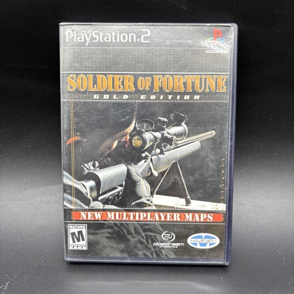Soldier of Fortune: Gold Edition (Sony PlayStation 2, 2001) Complete CIB